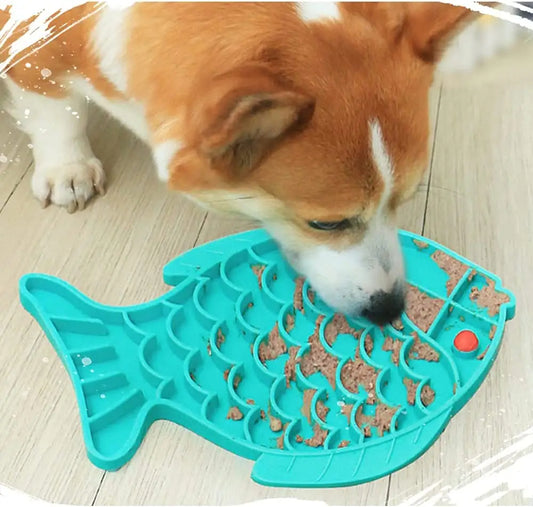 Calming Lick Mat for Dogs — Slow Feeder for Anxiety & Boredom Relief